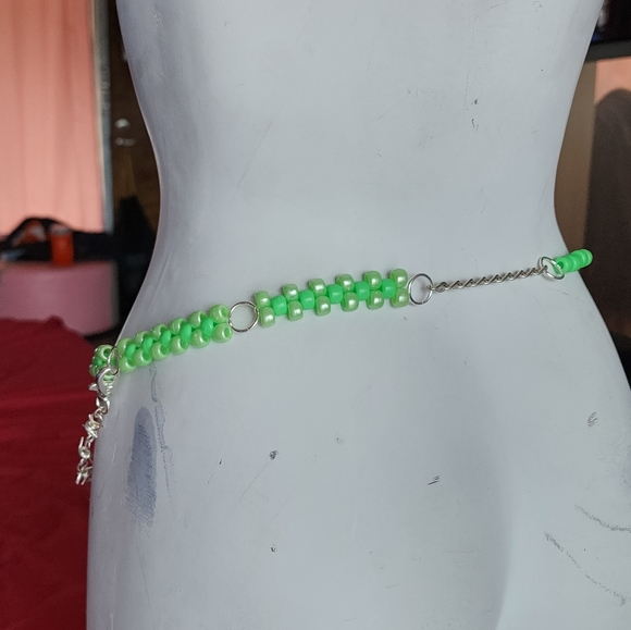 Neon green waist chain - Picture 3 of 3
